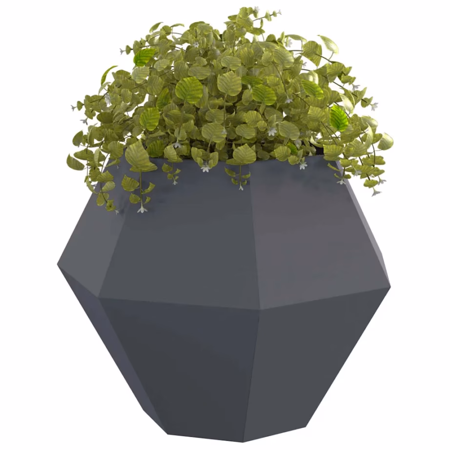 Antratsiitne terasest taimekast välitingimustesse, 100 x 100 x 80 cm – 3