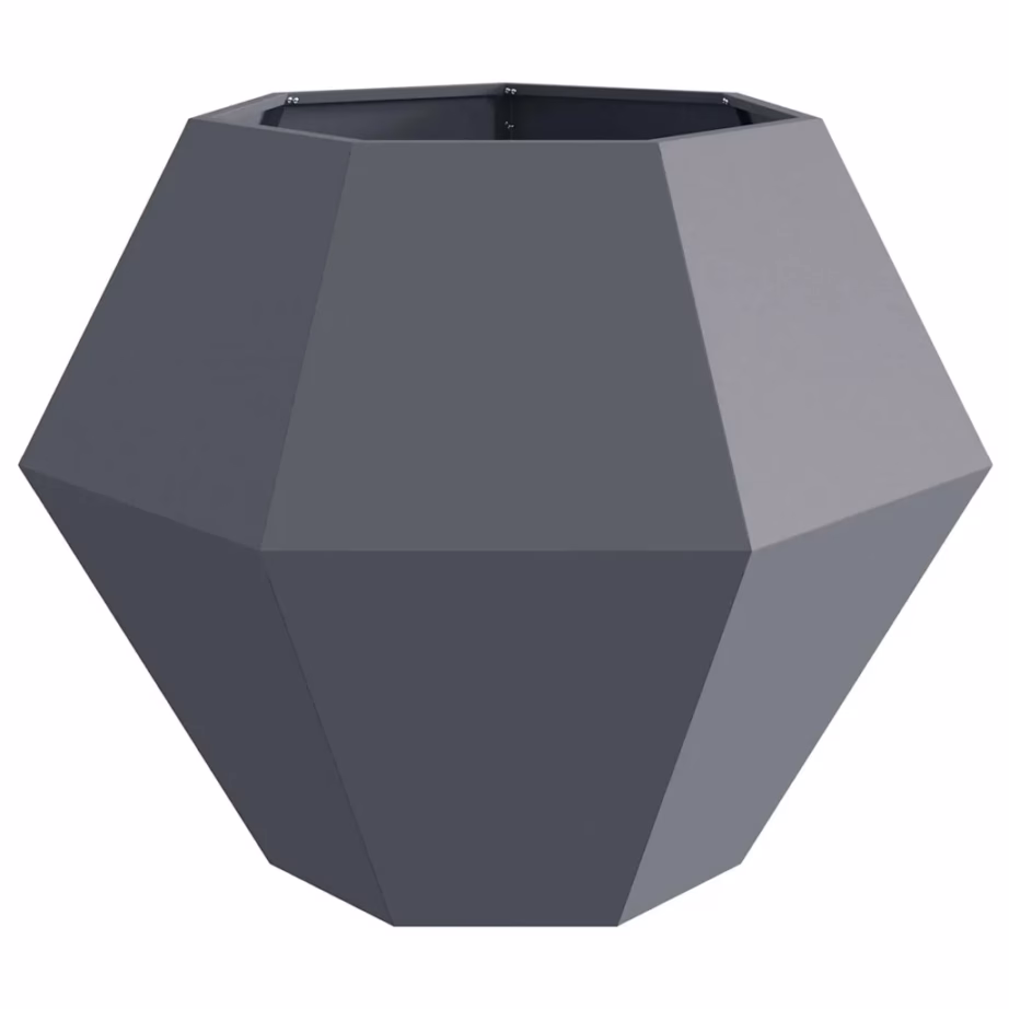 Antratsiitne terasest taimekast välitingimustesse, 100 x 100 x 80 cm – 5