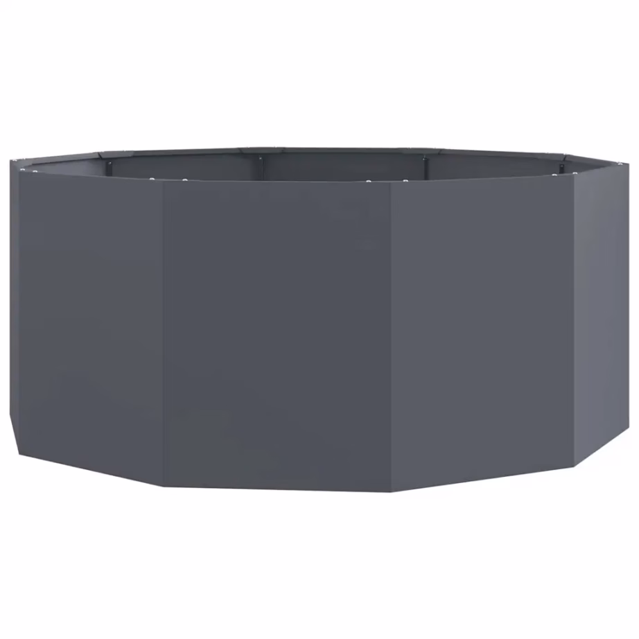 Taimekast terasest, antratsiit, 120 x 120 x 50 cm – 2