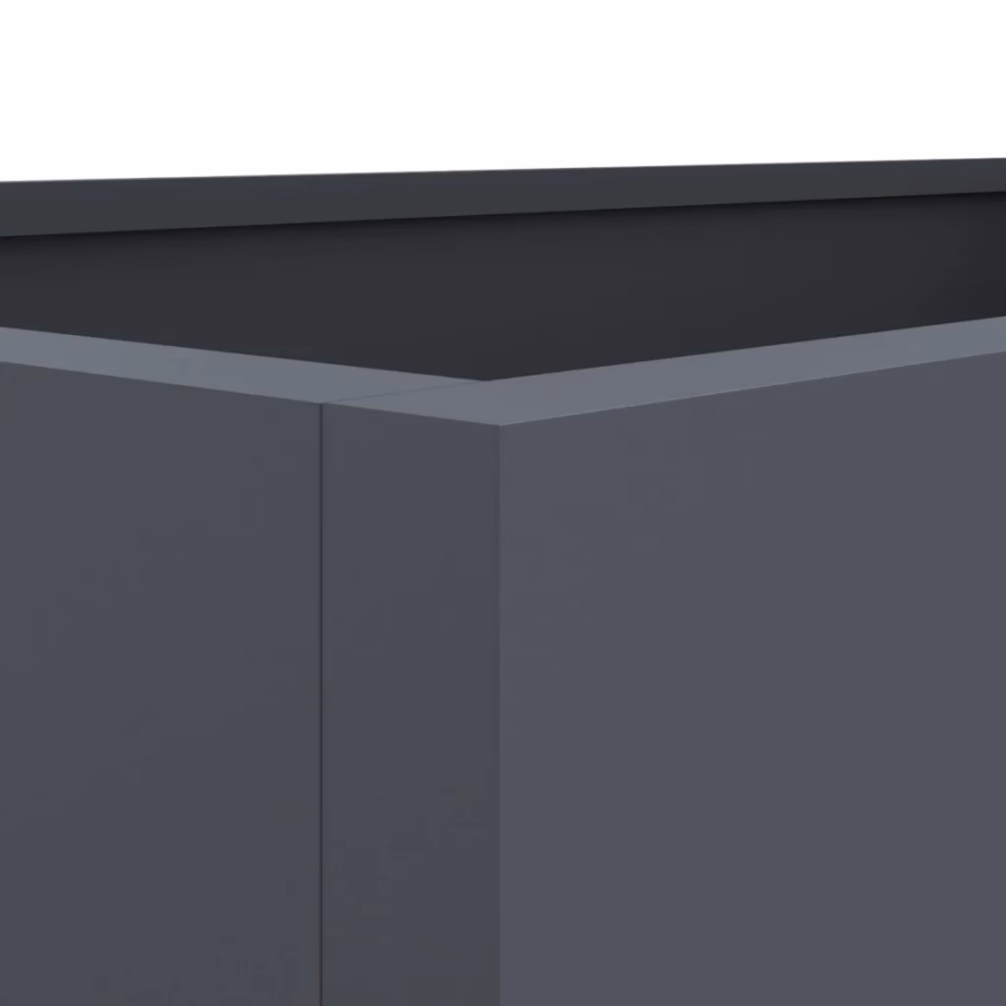 Külmvaltsitud terasest taimekast, antratsiithall, 62 x 47 x 46 cm – 8