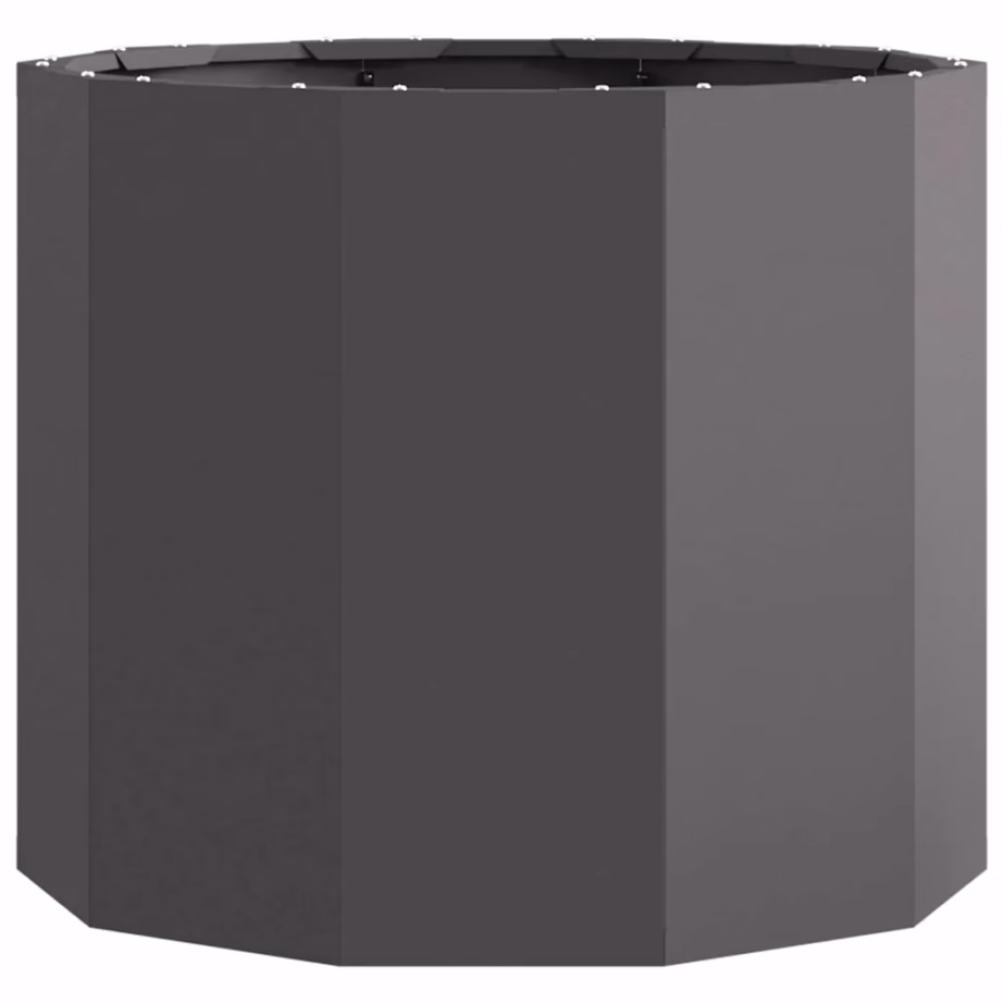 Terasest ümmargune taimekast, must, 60 x 60 x 50 cm – 5