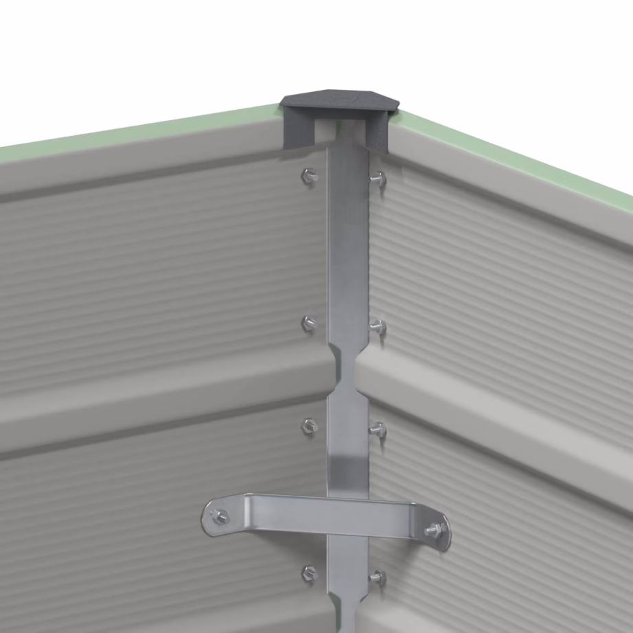 Terasest taimekast, pastellroheline, 100 x 100 x 75 cm – 5