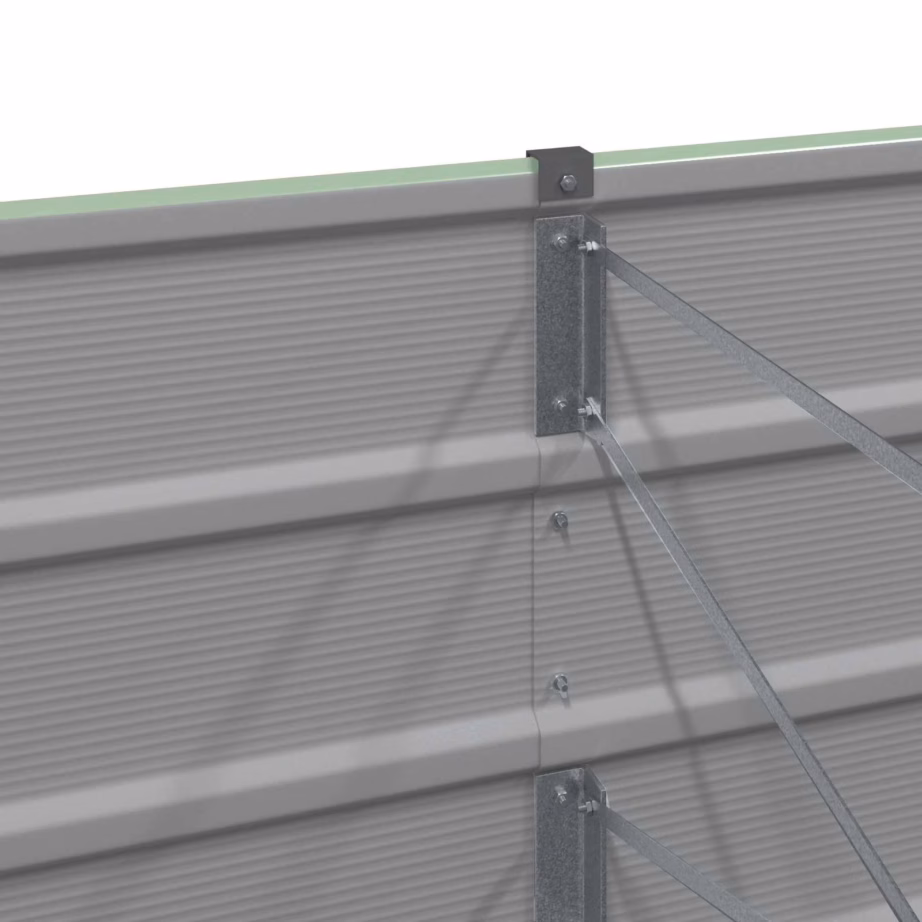 Roheline terasest taimekast, 240 x 40 x 45 cm – 5