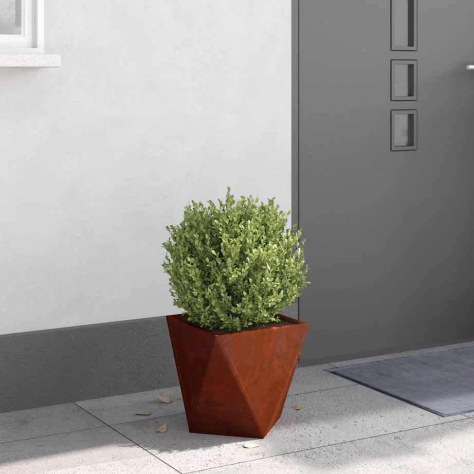 Terasest taimekast roostetoonis, 30 x 30 x 30 cm – 4