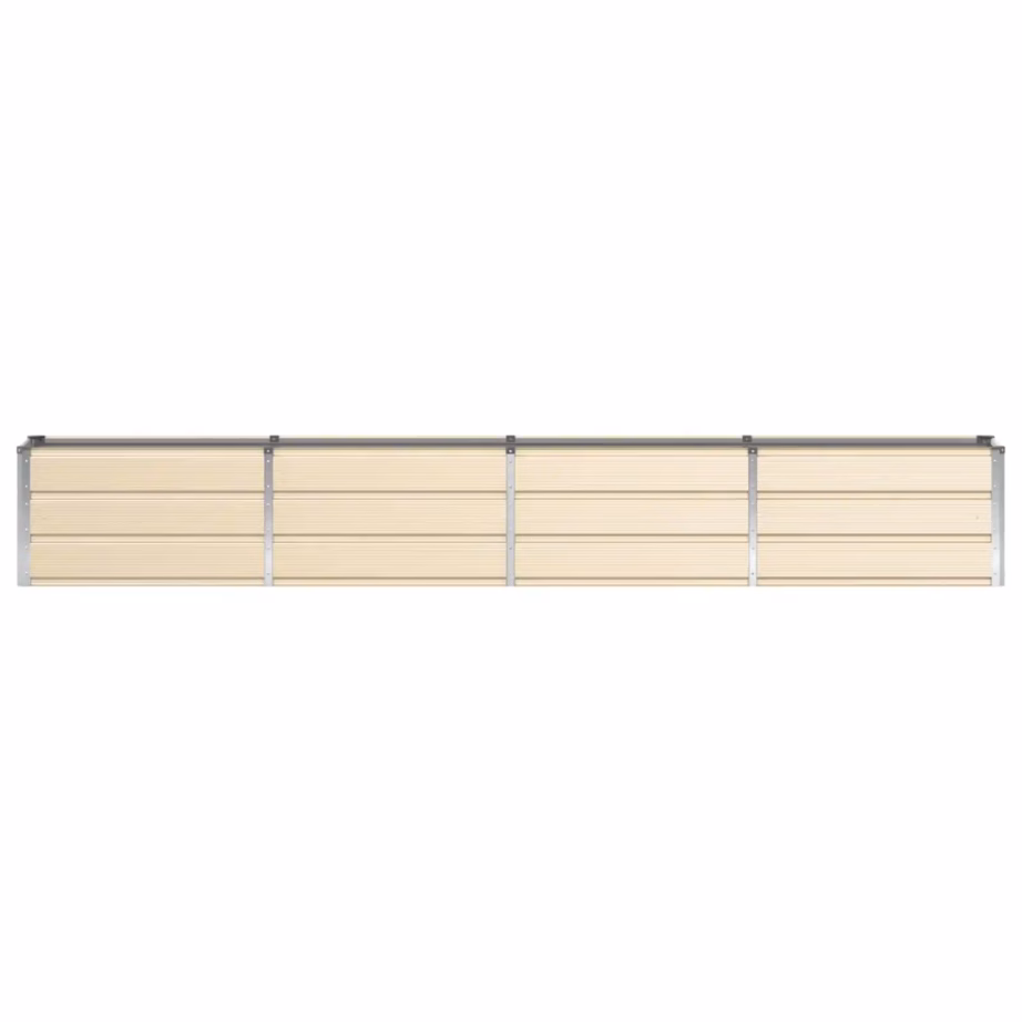 Terasest taimekast, valge, 320 x 40 x 45 cm – 4