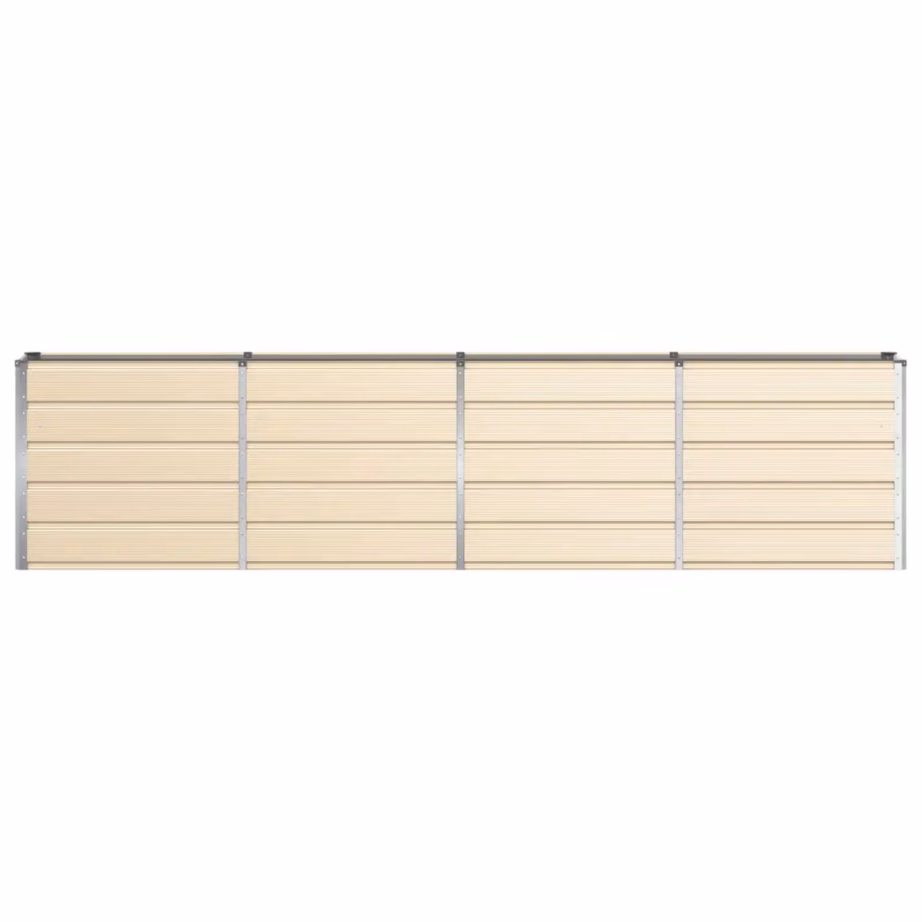 Terasest taimekast, valge, 320 x 40 x 75 cm – 4