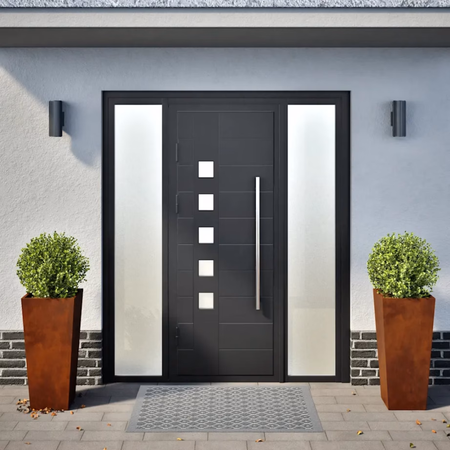 Kõrged ilmastikukindlast terasest taimekastid põhjaga, 2 tk, 35 x 35 x 75 cm – 3