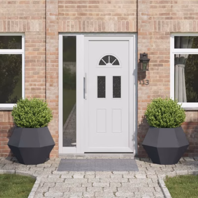 Terasest taimekastid, 2 tk, antratsiit, 75 x 75 x 60 cm