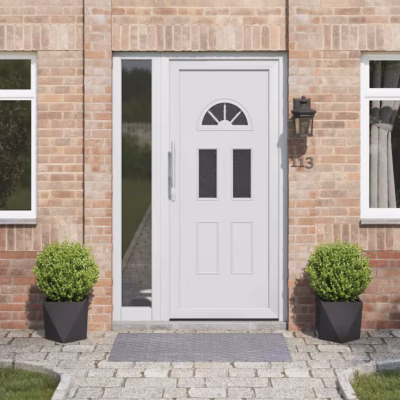 Terasest taimekastid, 2 tk, must, 30 x 30 x 30 cm