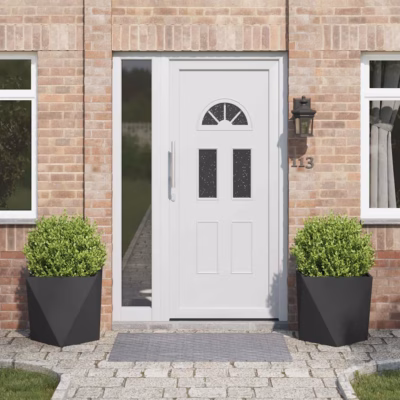 Terasest taimekastid, 2 tk, must, 50 x 50 x 50 cm