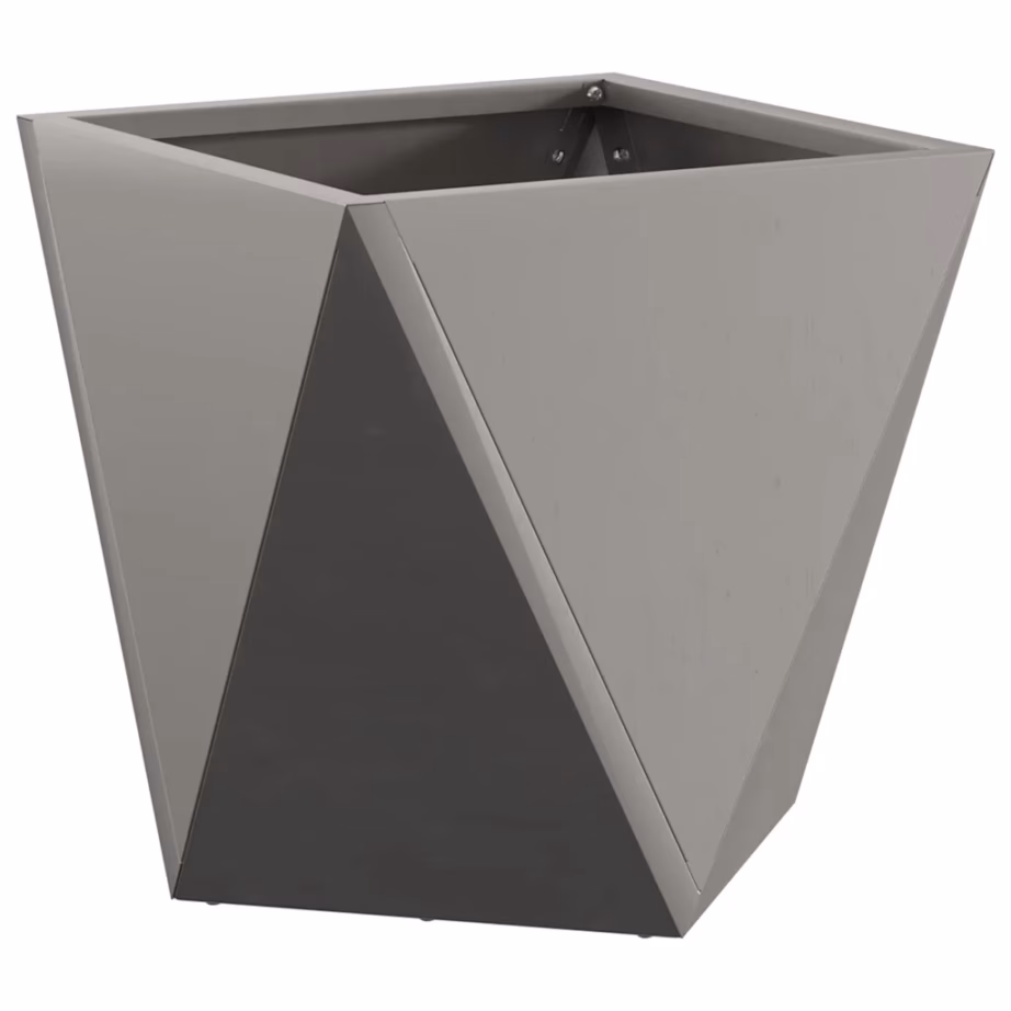 Ruudukujulised terasest taimekastid, roostepruun, 2 tk, 30 x 30 x 30 cm – 5