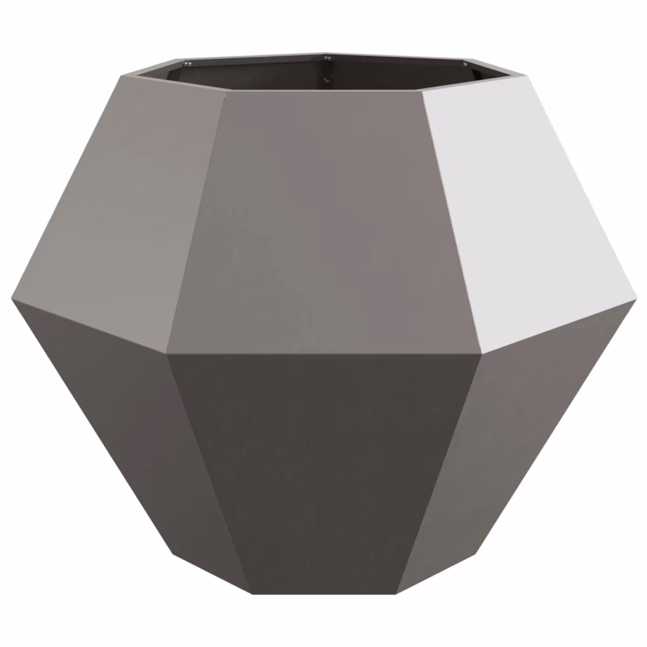 Terasest taimekastid 2 tk, roostetooni, 100 x 100 x 80 cm – 5