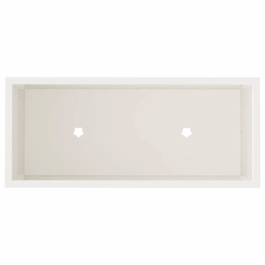 Terasest tõstetud aiataimelava, valge, 60 x 26 x 45 cm – 7