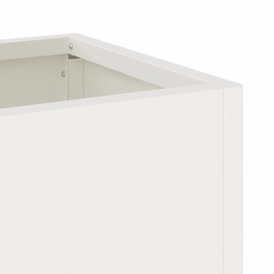 Terasest tõstetud aiataimelava, valge, 60 x 26 x 45 cm – 8