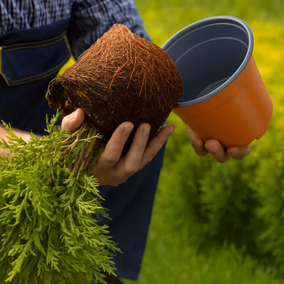 Plastikust lillepotid äravooluavadega, terrakota, Ø 15 x 13 cm, 50 tk komplekt – 10