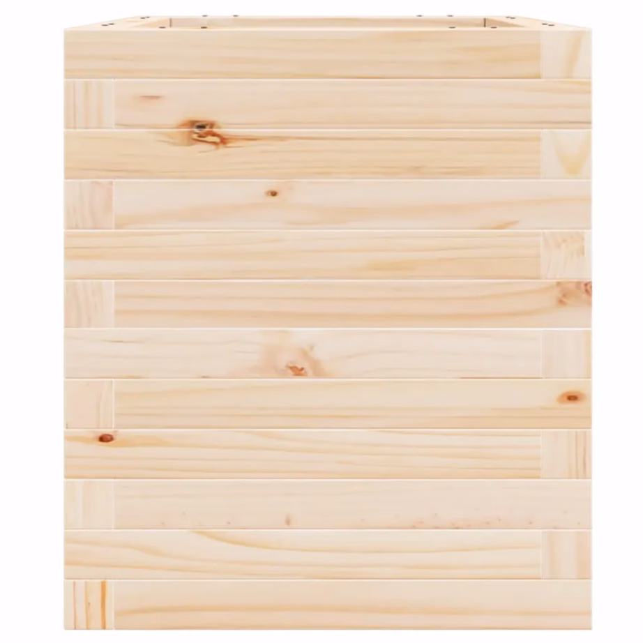 Töötlemata männipuidust aia taimekast avatud põhjaga, 40 x 40 x 46 cm – 6