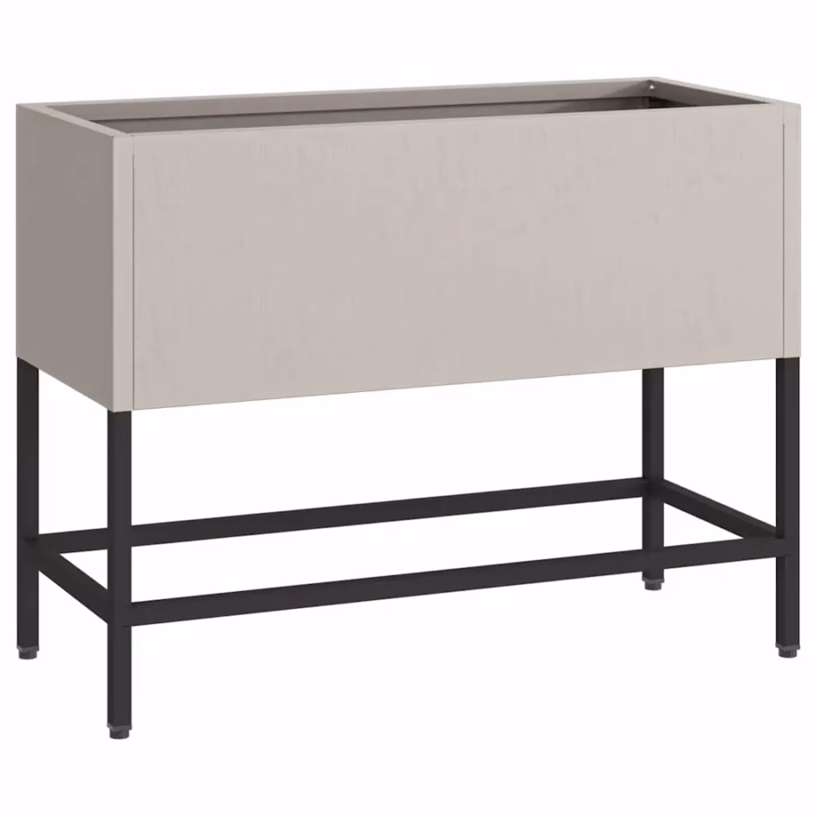 Tõstetud metallist istutuskast roostevärvi, 60 x 26 x 45 cm – 5