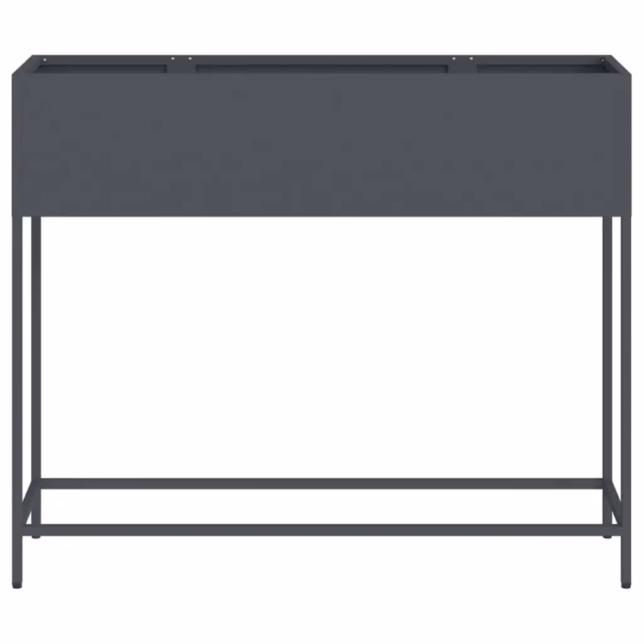 Tõstetud aiataimelava, antratsiitne teras, 100 x 26 x 82 cm – 5