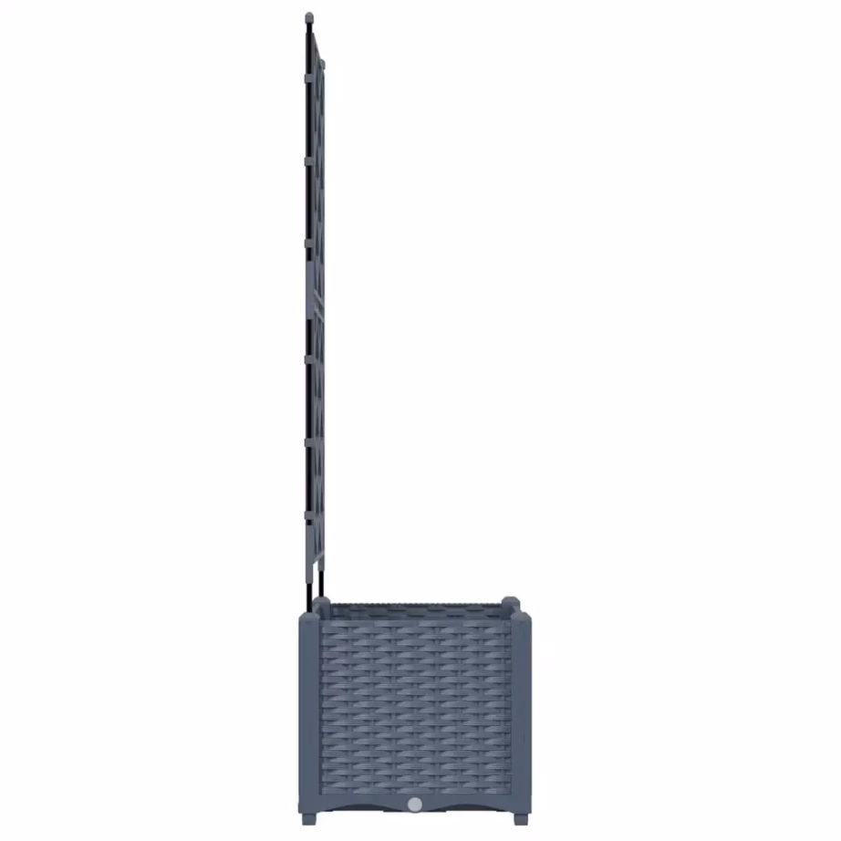 Helehall terasest trellisega aiapott ronitaimedele, 40 x 40 x 143 cm – 6