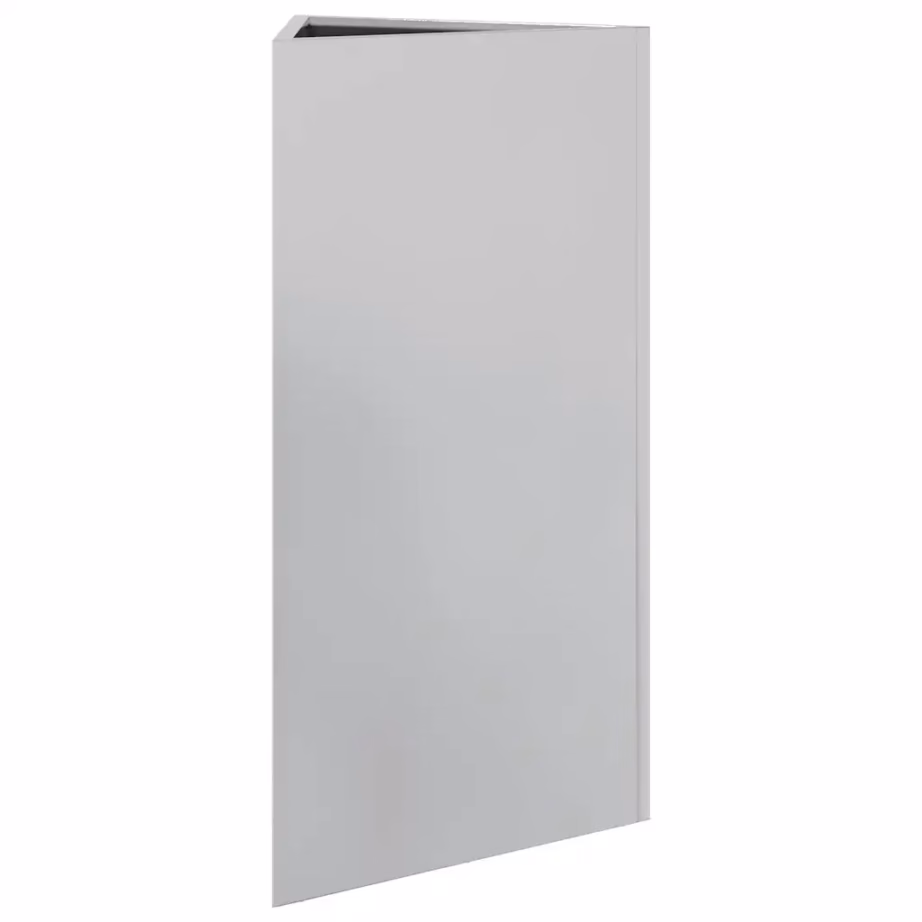 Kõrge aiataimekast põhjaga, tsingitud teras, hõbedane, 40 x 40 x 75 cm – 4