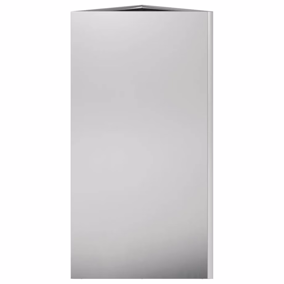 Kõrge aiataimekast põhjaga, tsingitud teras, hõbedane, 40 x 40 x 75 cm – 5