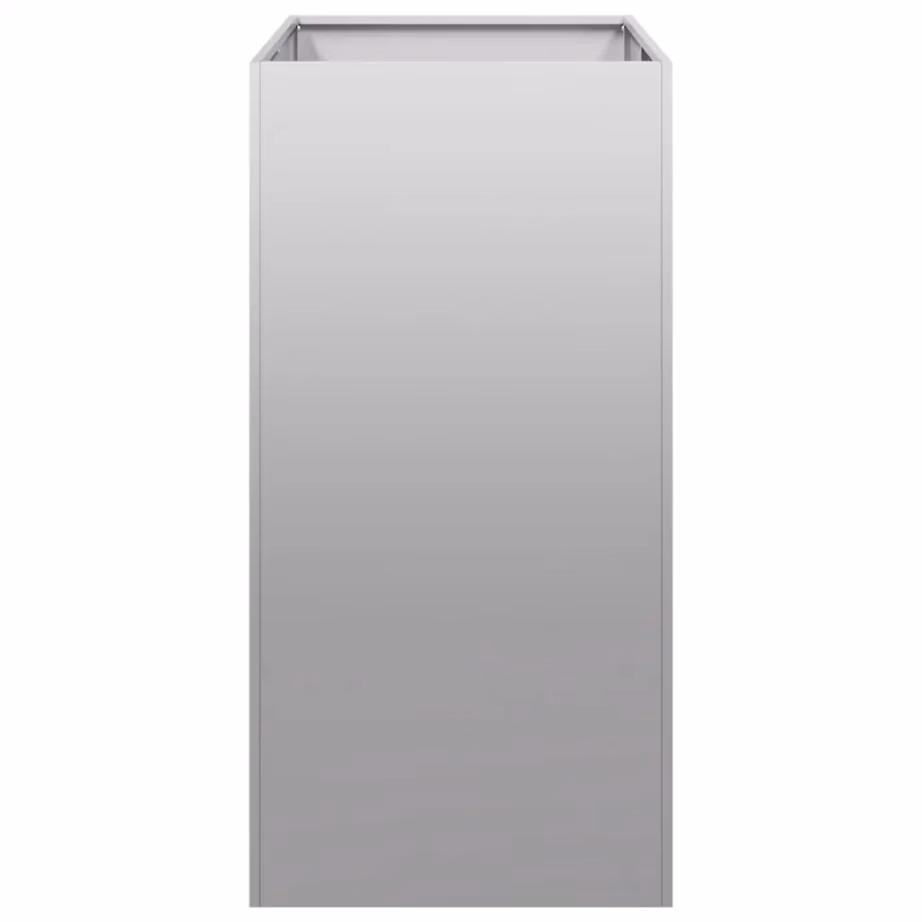 Tsingitud terasest taimekast avatud põhjaga, hõbedane, 40 x 80 x 80 cm – 4