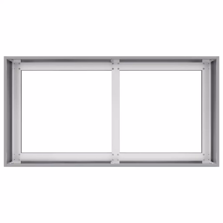 Tsingitud terasest taimekast avatud põhjaga, hõbedane, 80 x 40 x 40 cm – 5