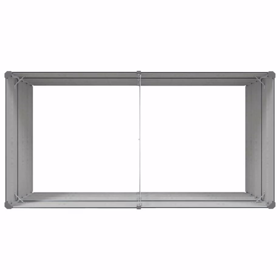 Tsingitud terasest taimekast, antratsiit, 195 x 100 x 75 cm – 7