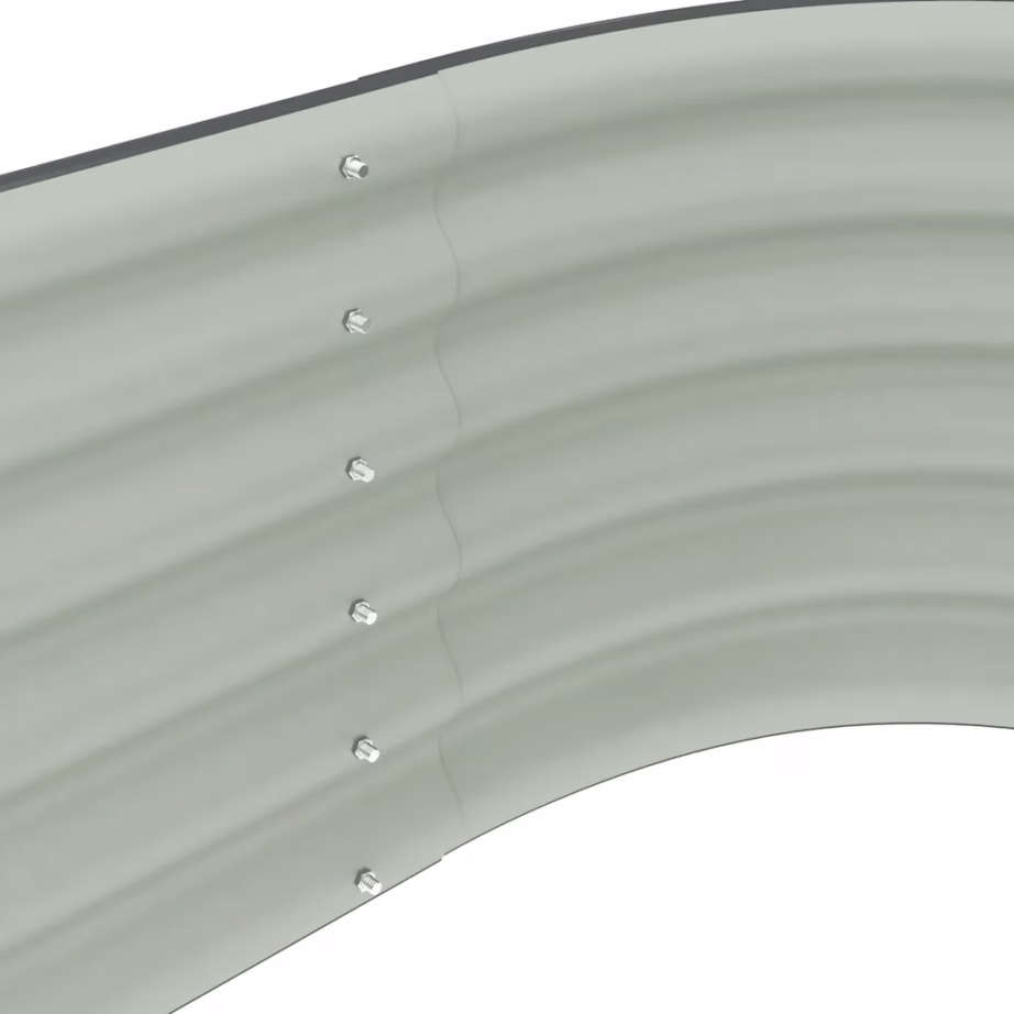 Hall tsingitud terasest taimelava, 160 x 80 x 44 cm – 7