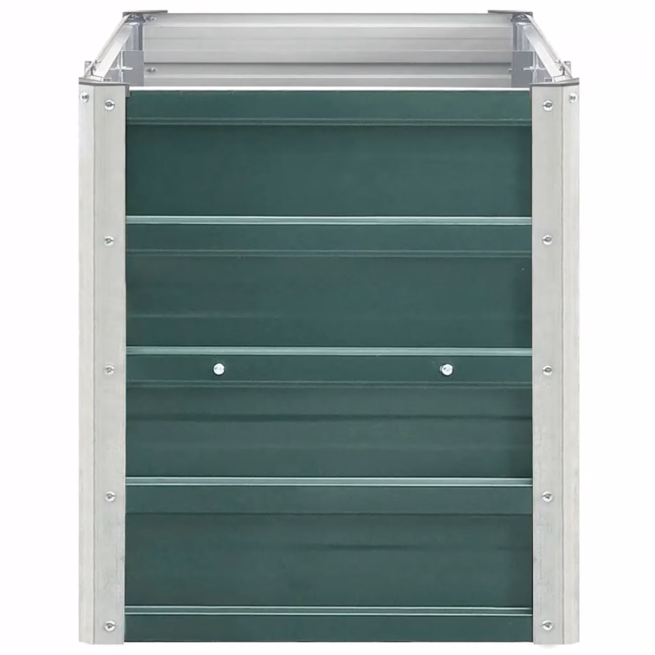 Roheline tsingitud terasest taimelava, 240 x 40 x 45 cm – 5