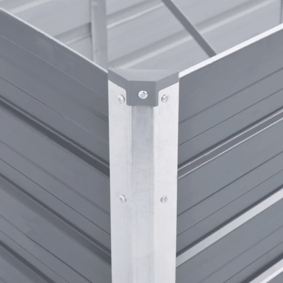Taimelava tsingitud terasest, hall, 480 x 80 x 45 cm – 6