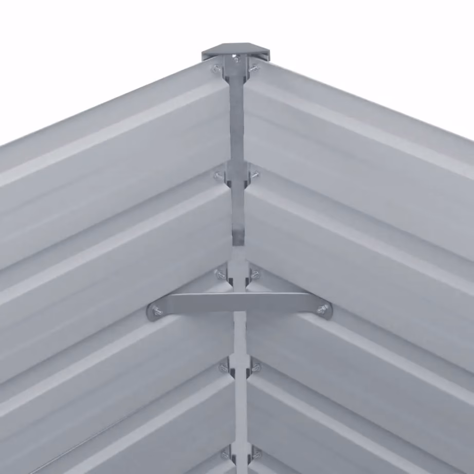 Taimelava tsingitud terasest, hall, 480 x 80 x 45 cm – 7