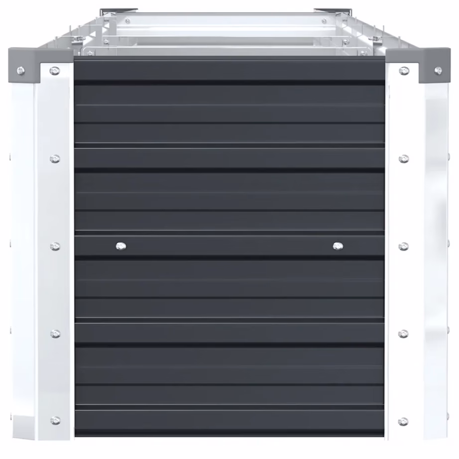 Taimelava tsingitud terasest, avatud põhjaga, antratsiithall, 320 x 40 x 45 cm – 5