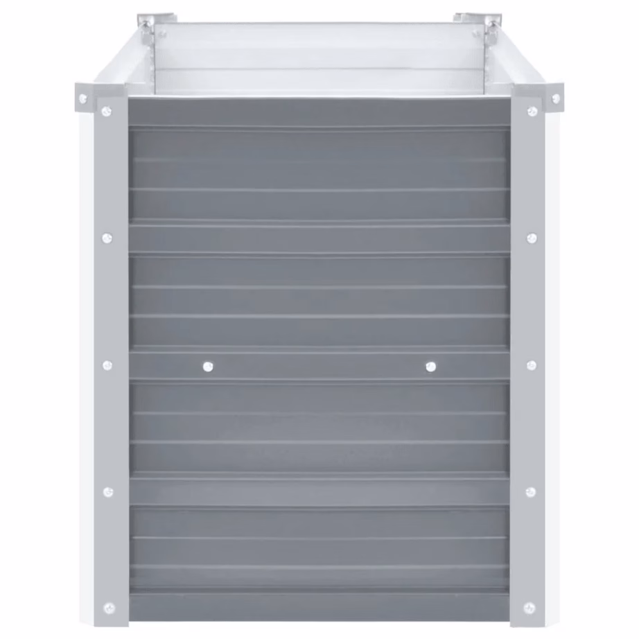 Tsingitud terasest taimelava, hall, 160 x 40 x 45 cm – 4