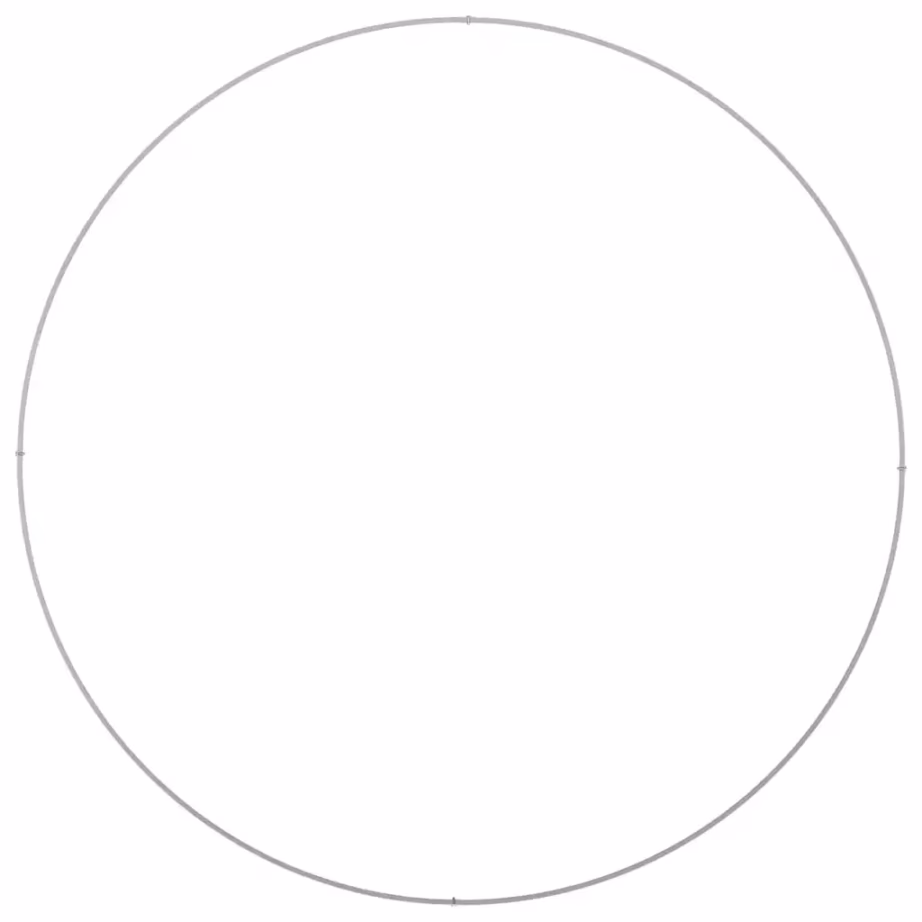 Tsinkterasest istutusrõngaste komplekt, 5 tk, hõbedane, 120 x 120 x 20 cm – 7