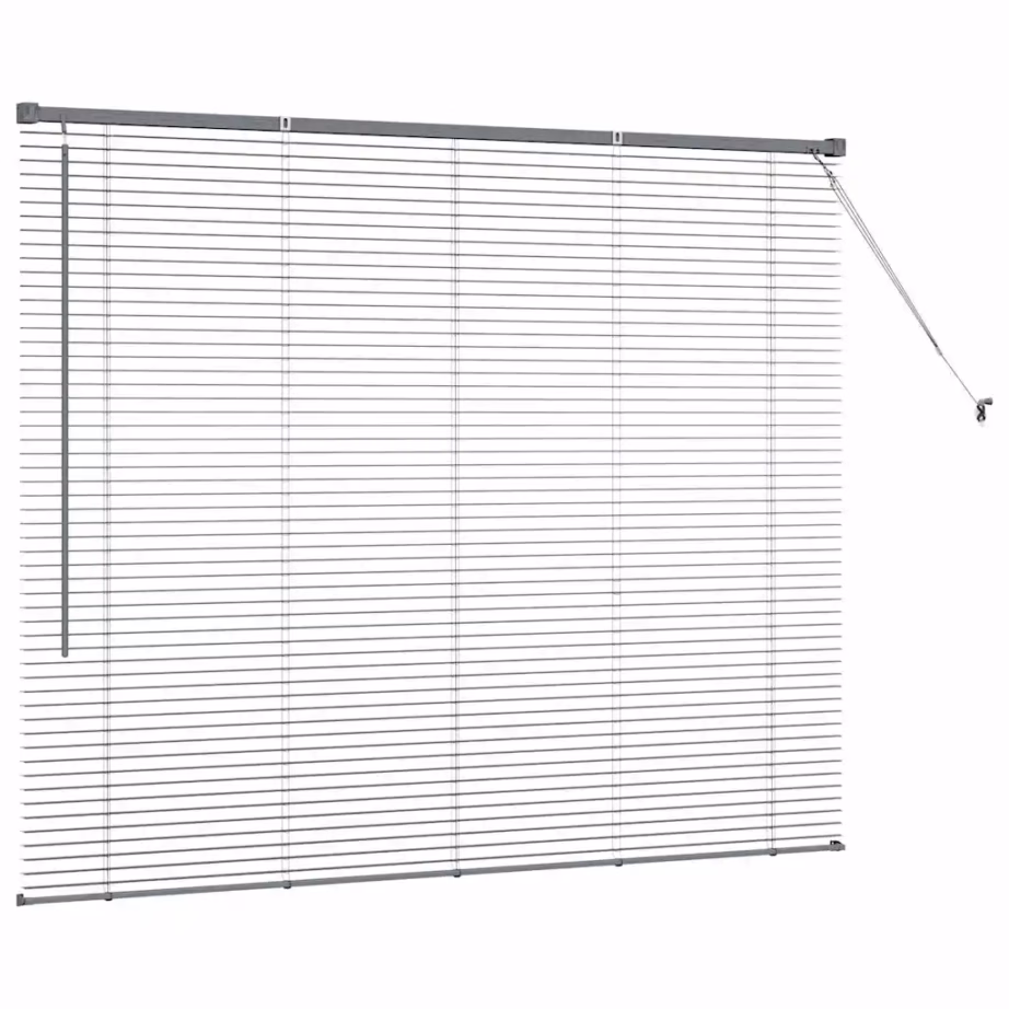 Alumiiniumist Veneetsia ruloo, tumehall, 130 x 160 cm – 6