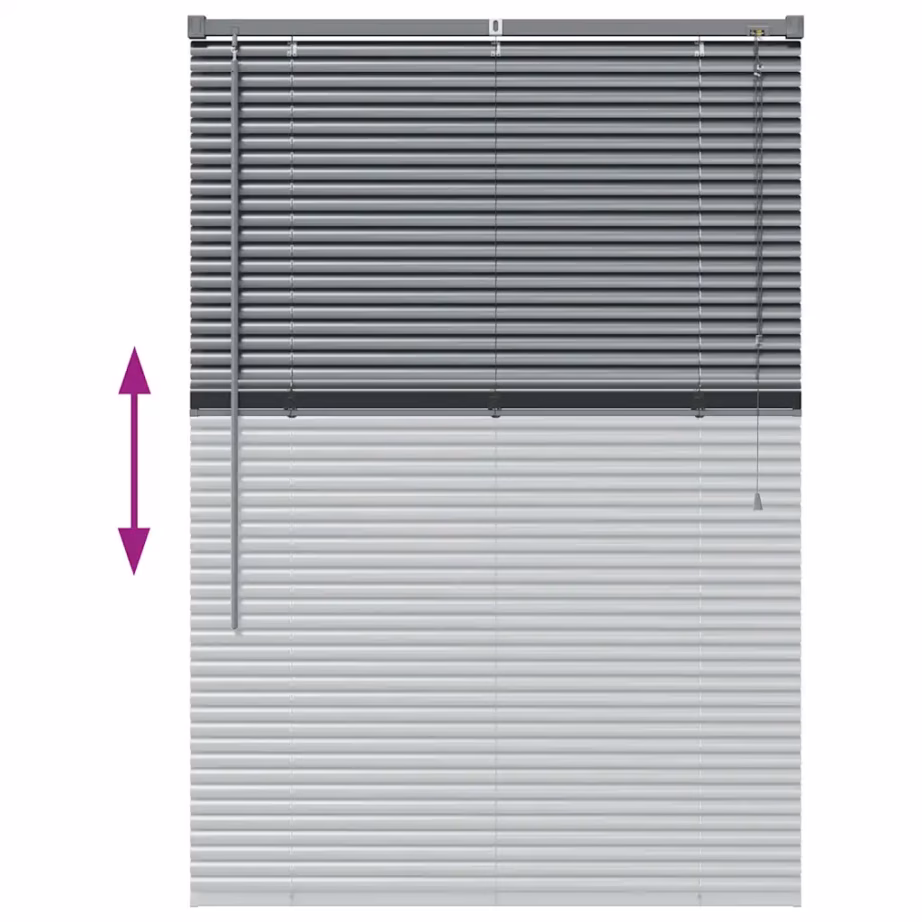 Tumehall alumiiniumist Veneetsia ruloo 130 x 95 cm – 12