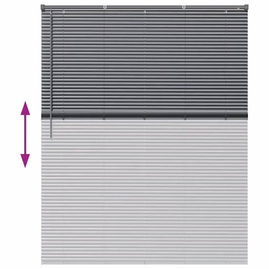 Tumehall alumiiniumist Veneetsia ruloo, 175 x 145 cm – 12