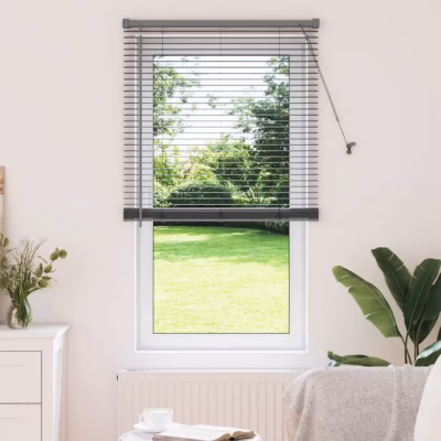 Veneetsia ruloo, tumehall alumiinium, 175 x 80 cm