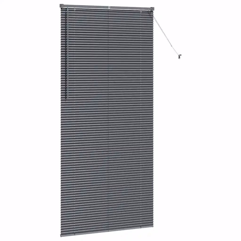 Alumiiniumist Veneetsia ruloo, tumehall, 220 x 100 cm