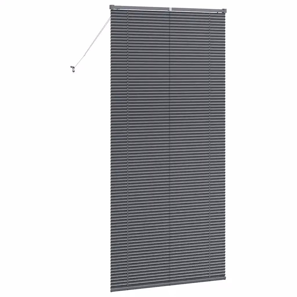 Alumiiniumist Veneetsia ruloo, tumehall, 220 x 100 cm