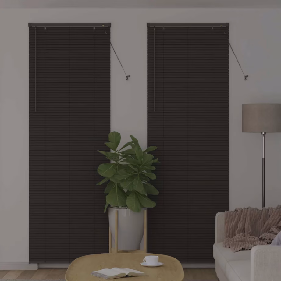 Alumiiniumist Veneetsia ruloo, tumehall, 220 x 80 cm, aknaraami sisse paigaldatav – 3