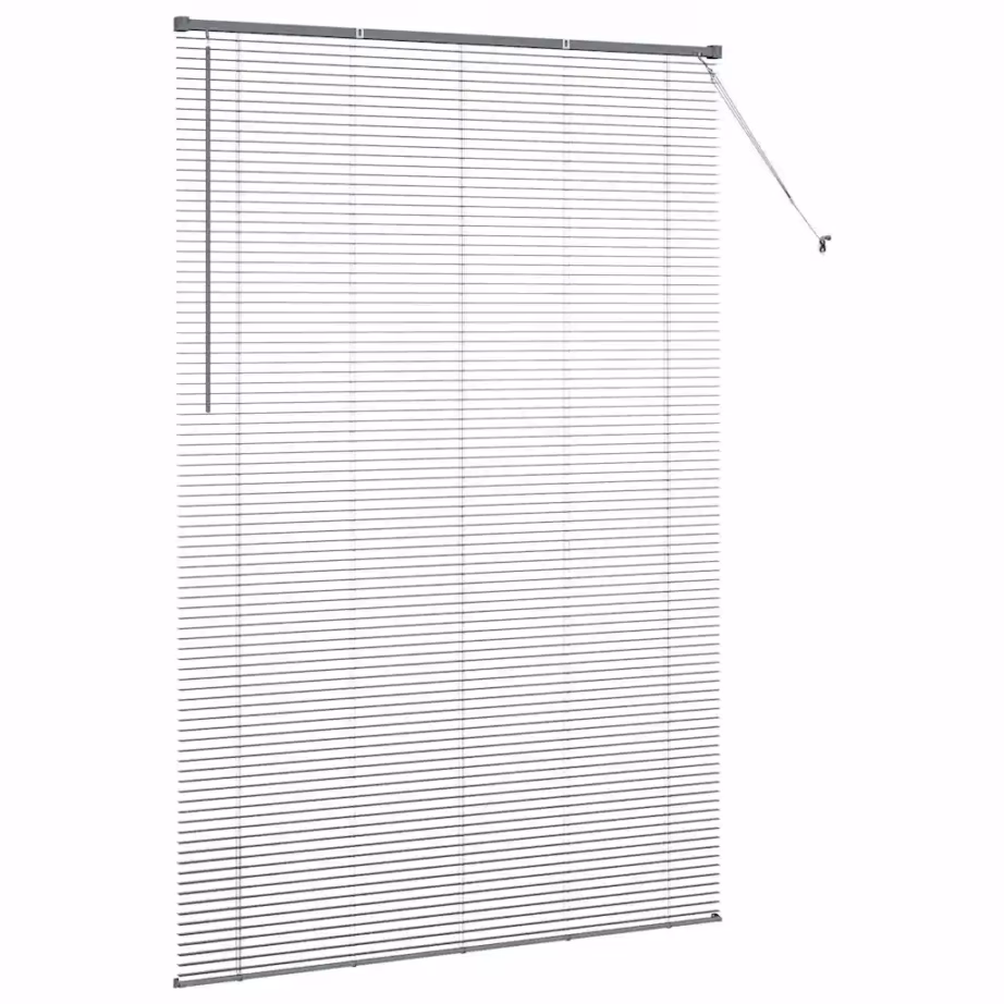 Alumiiniumist Veneetsia ribakardin, tumehall, 220 x 140 cm – 6