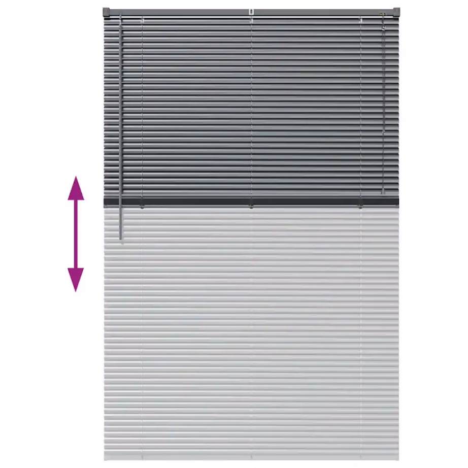 Tumehall alumiiniumist Veneetsia ruloo 175 x 120 cm – 12