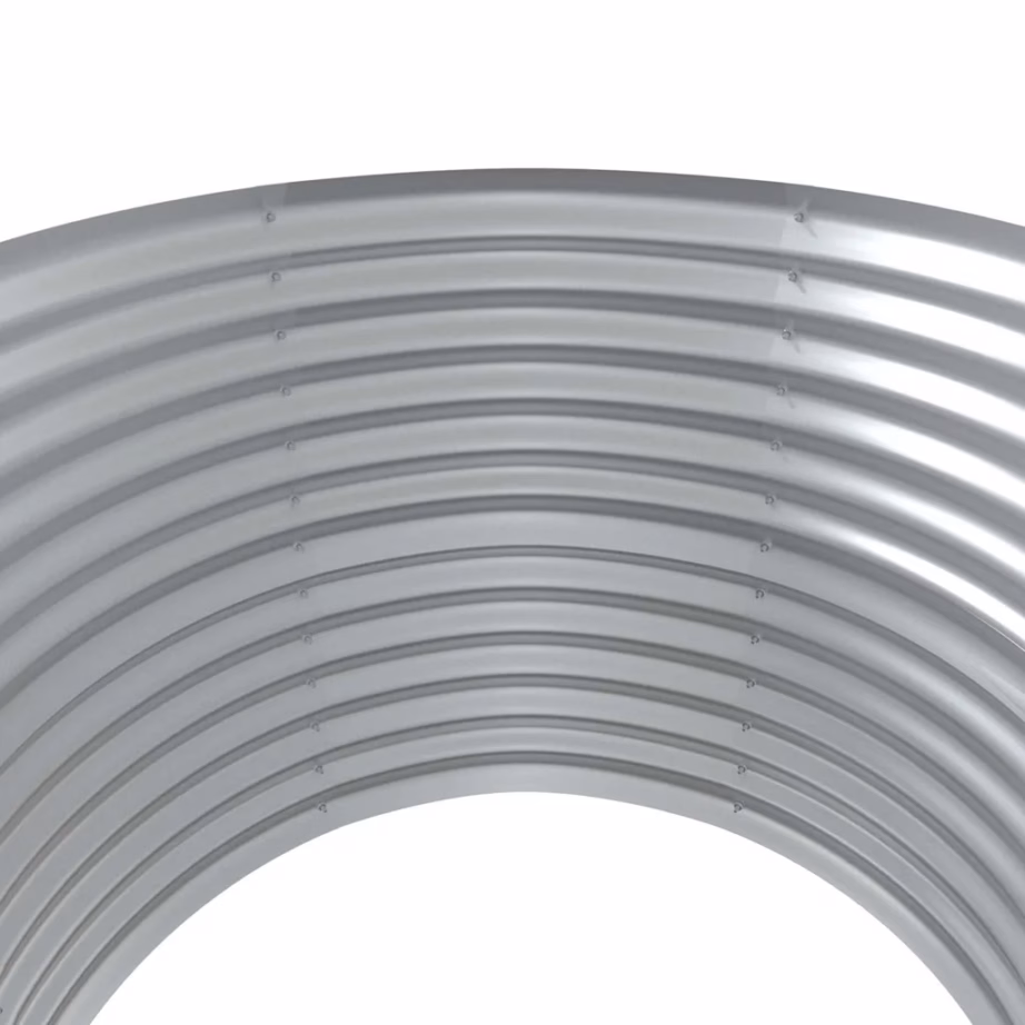 Ümmargune aia taimelava, antratsiithall galvaniseeritud teras, 100 x 100 x 68 cm – 4