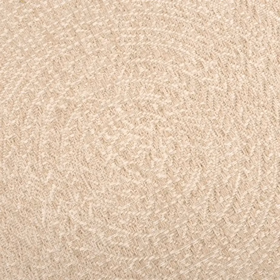 Ümmargune beež sise- ja õuevaip ZIZUR, džuudiviimistlusega, 240 x 240 cm – 6