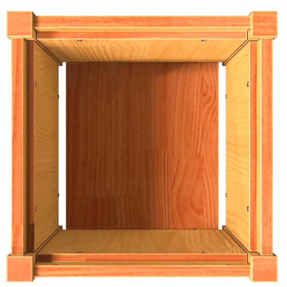 Aia taimekast vahapruuni männipuiduga, 40 x 40 x 40 cm – 8