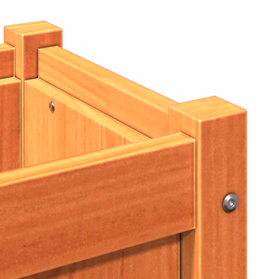 Aia taimekast vahapruunist männipuidust, 50 x 50 x 50 cm – 9