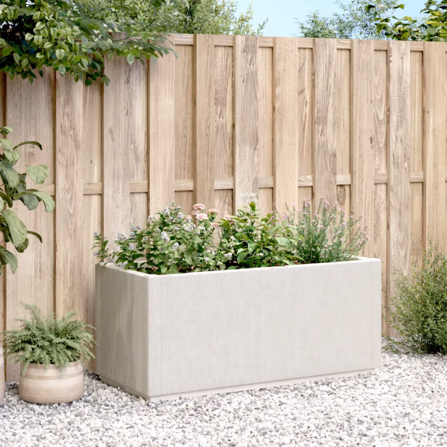 Aia taimekast, valge PP (polüpropüleen), 80 x 36 x 35 cm, 80 l - 3
