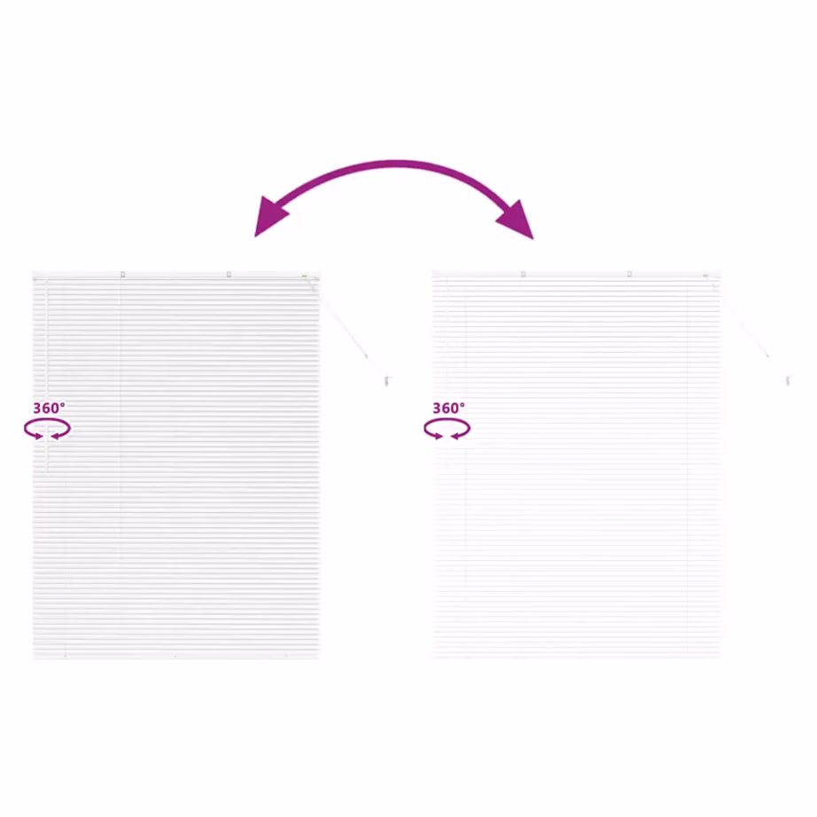 Valge alumiiniumist Veneetsia ribakardin, 175 x 130 cm – 11